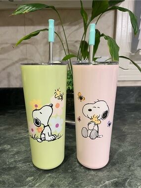 *BUNDLE* Peanuts Snoopy TumblerS Size 20 oz